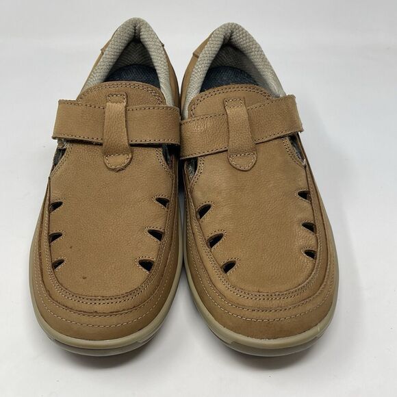 Orthofeet Serene 896 Shoes Womens 9 B Brown Leather Hook Loop Casual Comfort - Picture 5 of 16